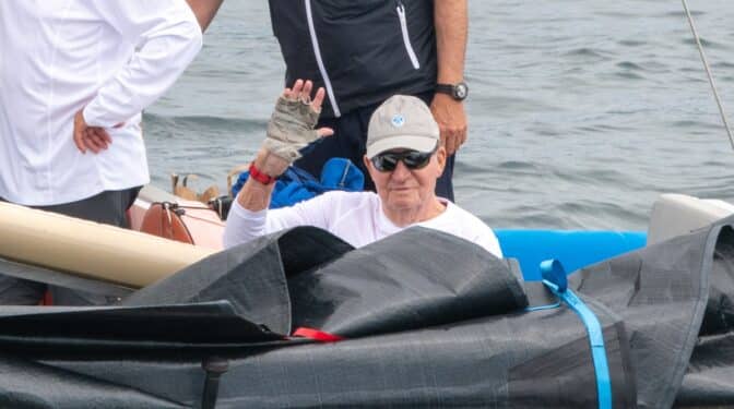 El Rey Don Juan Carlos, campeón del Mundial de vela