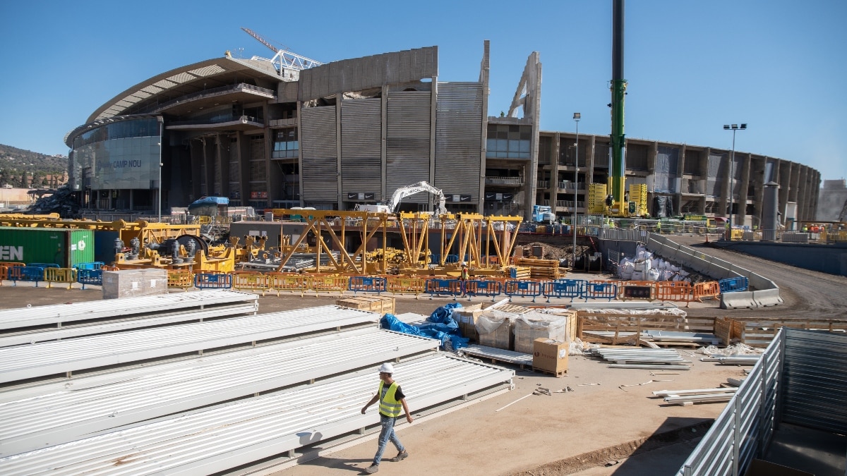 Las obras del Camp Nou