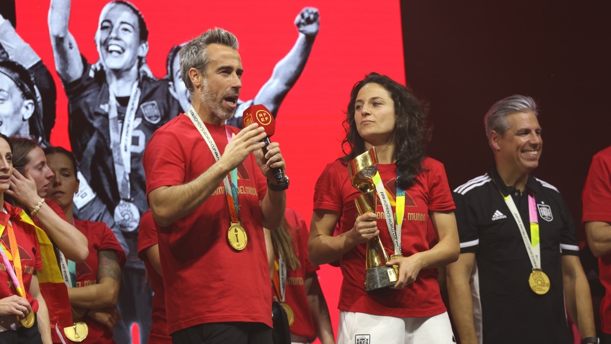 Jorge Vilda e Ivana Andrés