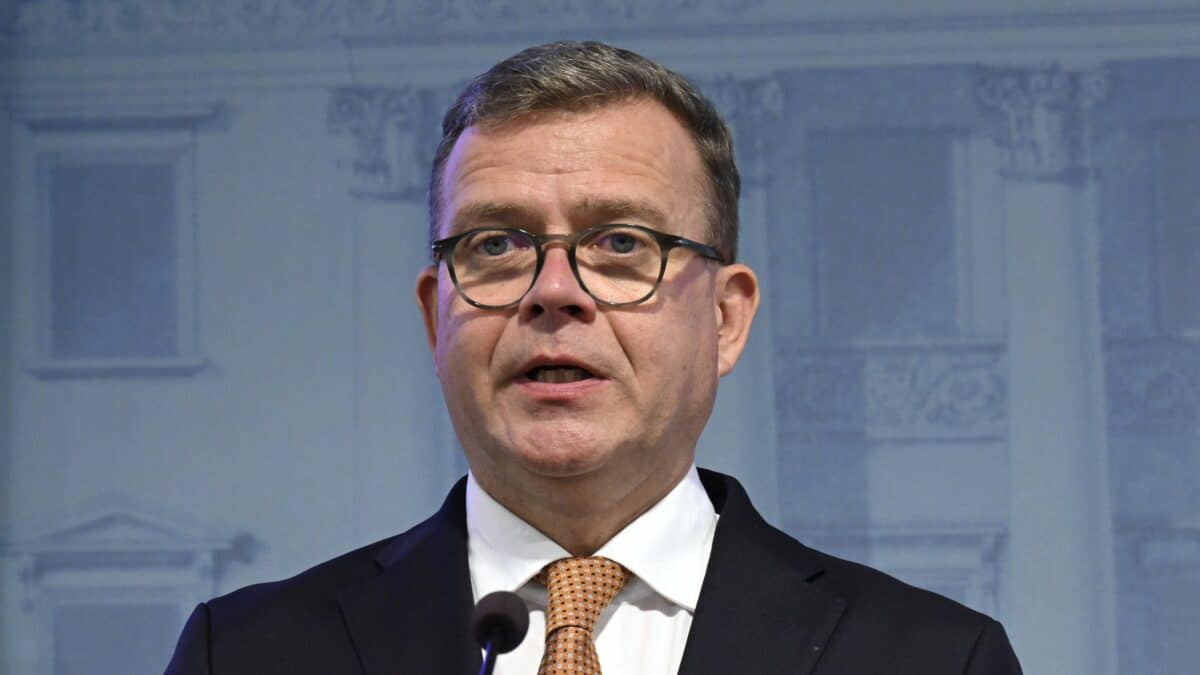 El primer ministro de Finlandia Petteri Orpo.