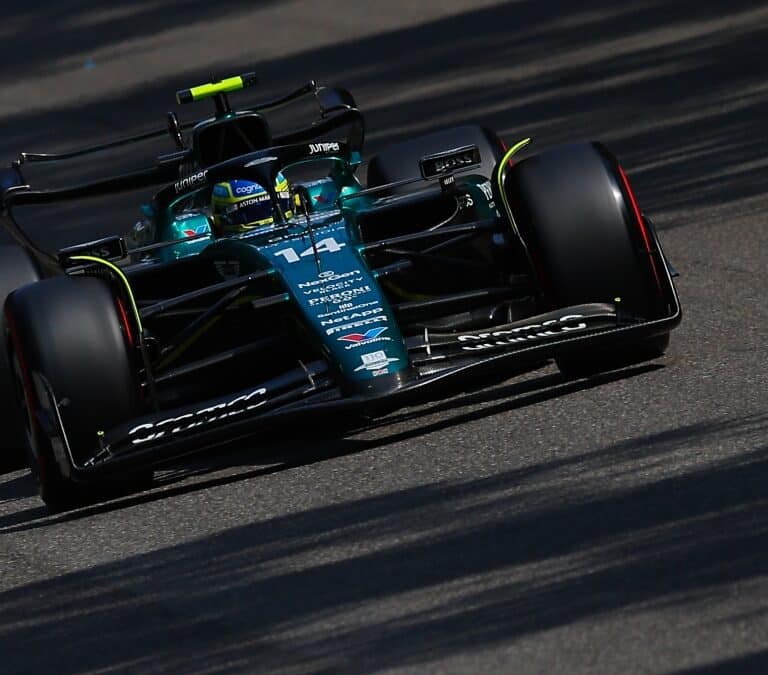Fernando Alonso atropella a un lagarto en Sigapur
