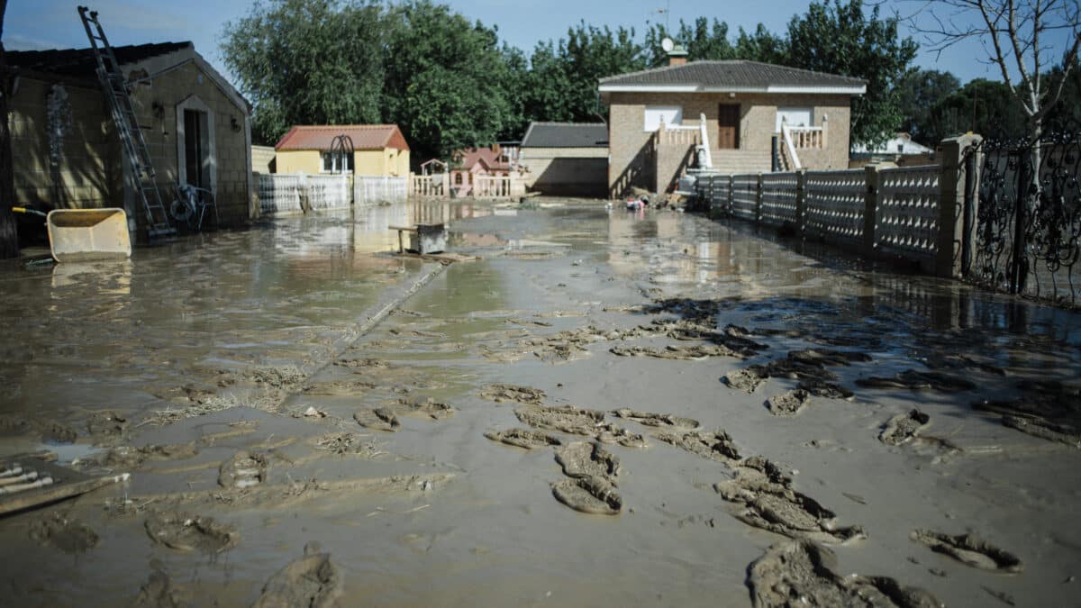 Inundaciones por la DANA en Escalona (Toledo).