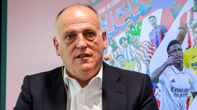 El porcentaje que da Tebas a Mbappé de ir al Real Madrid en 2024
