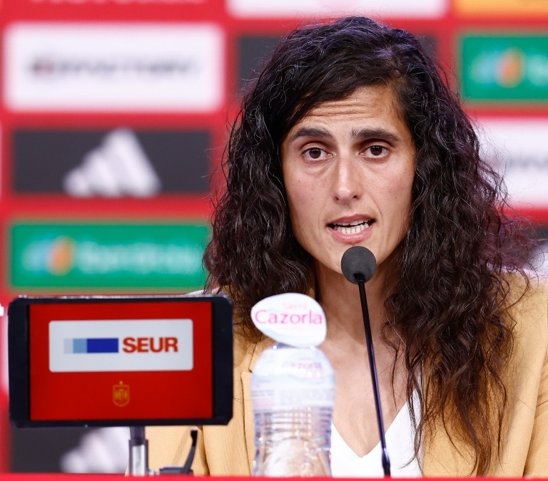 Montse Tomé: «Me preguntaron si había hablado con las jugadoras, no si había hablado con todas»