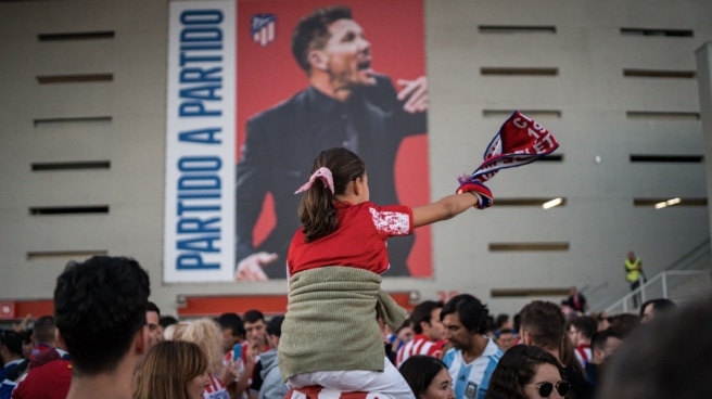 Una niña en el derbi Una niña en el derbi