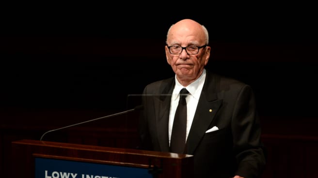 El magnate Rupert Murdoch