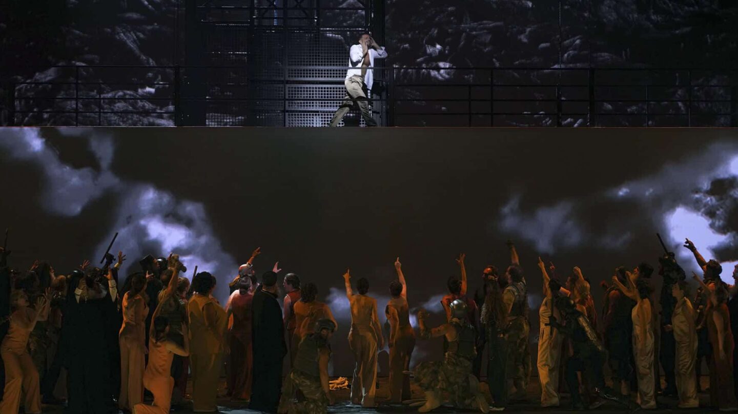 El tenor Enea Scala, durante el ensayo de Medea, de Luigi Cherubini.