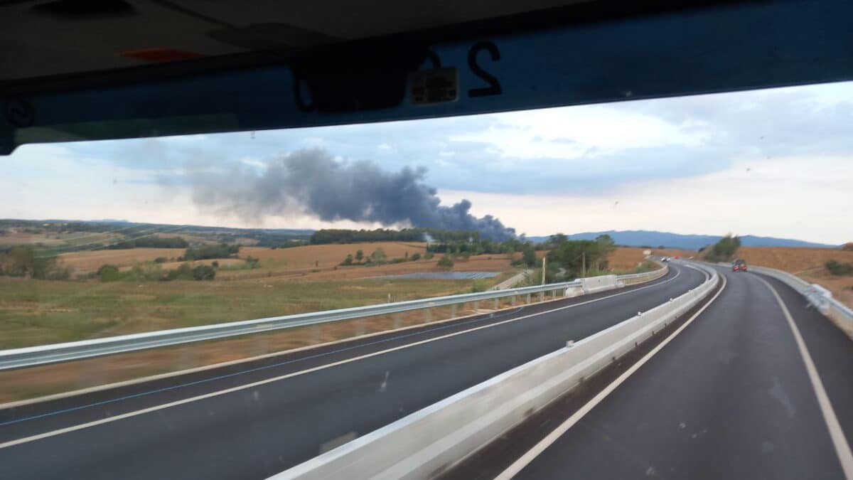 Mueren 6.000 cerdos por el incendio de una granja en Cornellà del Terri (Girona)