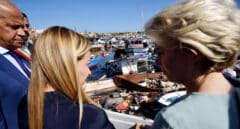Von der Leyen promete junto a Meloni desde Lampedusa acelerar las deportaciones