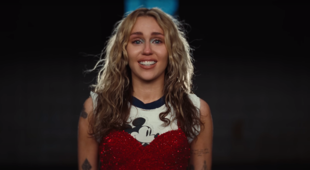 Miley Cyrus in a scene from the movie “I Used to Be Young”