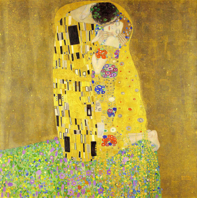 El beso de Klimt