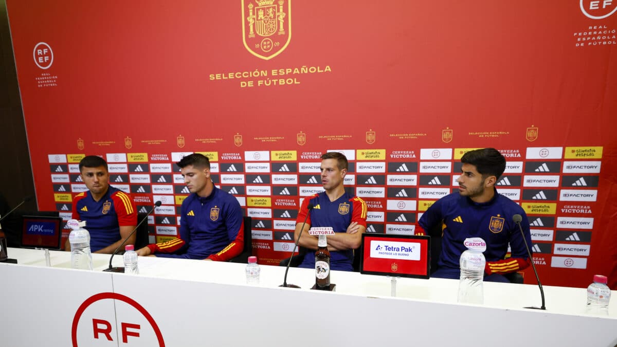 Los jugadores de la Selección