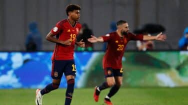 España golea 1-7 a Georgia en el histórico debut de Lamine Yamal