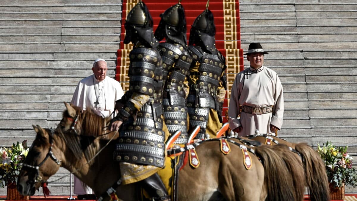 El Papa Francisco en Ulan-Bator, capital de Mongolia