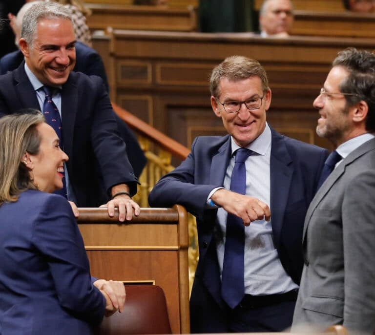 Siga en directo la primera jornada de investidura de Feijóo en el Congreso