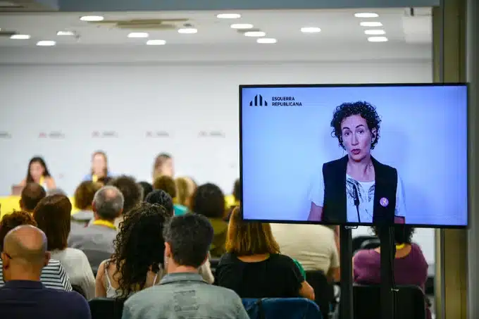 Intervención telemática de Marta Rovira en el Consell de ERC.