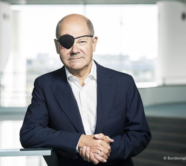 El canciller 'pirata' Olaf Scholz conquista las redes sociales con sentido del humor