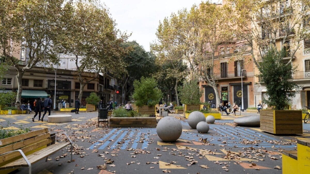 La justicia anula el mayor eje verde de Colau en el centro del Ensanche