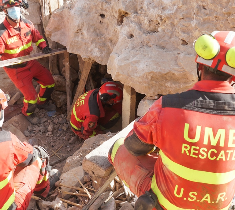 Los equipos españoles no lograron rescatar ni a solo un superviviente tras el terremoto en Marruecos