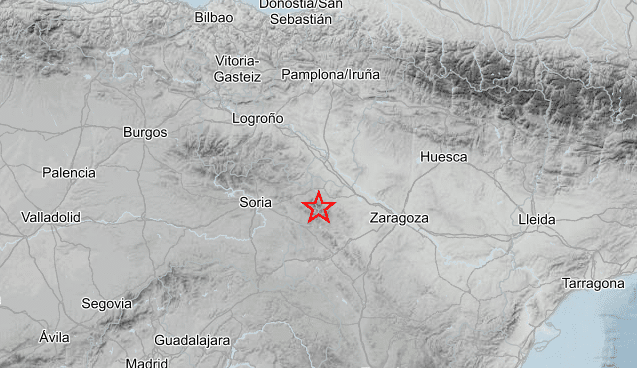 Soria registra un terremoto de magnitud 4 Terremoto en Soria