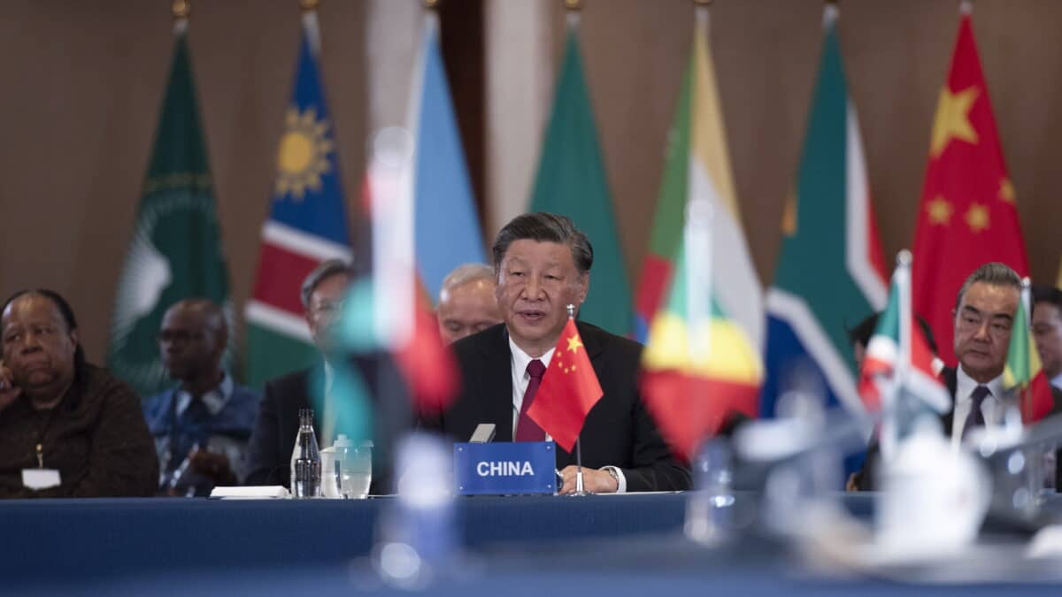 Xi Jinping en la cumbre de los Brics