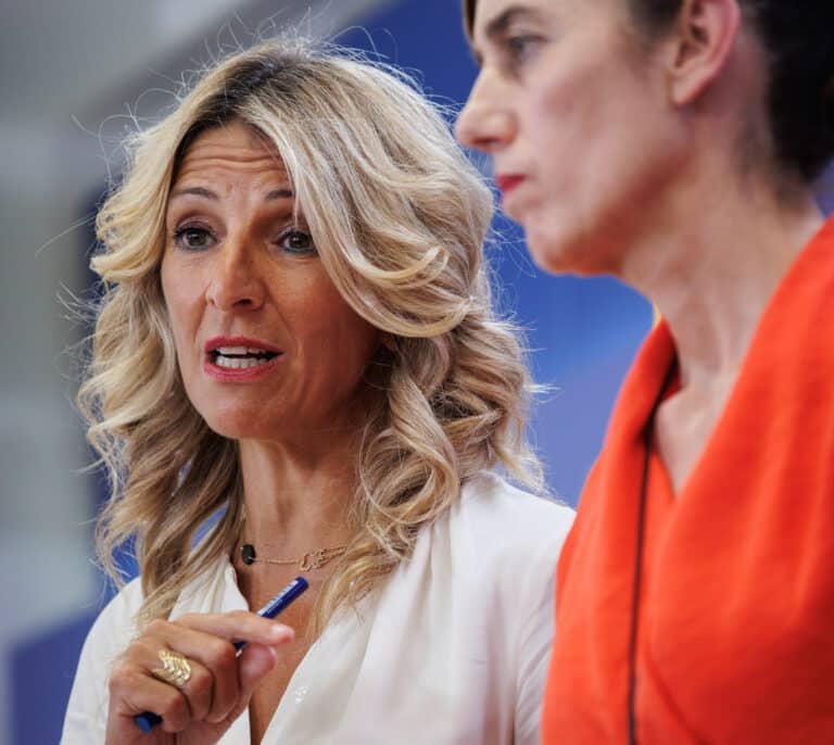 Yolanda Díaz afronta una tensa cita en el Congreso con Podemos y en ausencia de Belarra