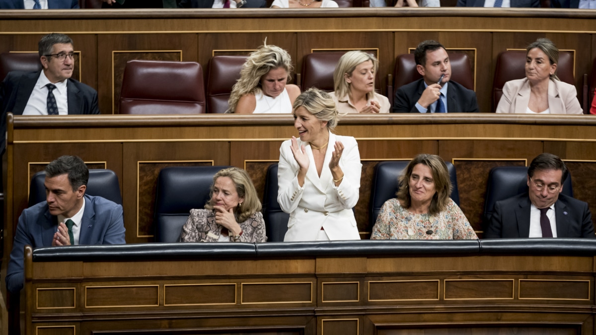 Yolanda Díaz iba a intervenir hasta que supo a última hora de la mañana que Sánchez no lo haría