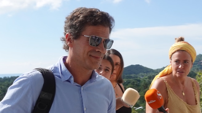 Rodolfo Sancho llega a los juzgados de Koh Samui (Tailandia). Rodolfo Sancho llega a los juzgados de Koh Samui (Tailandia).