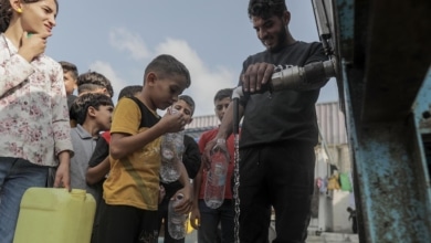 Solo 3 litros de agua: la sed impuesta a Gaza