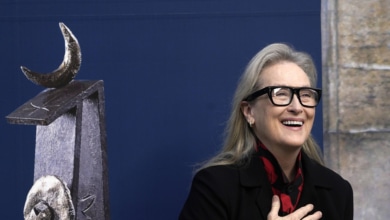 Meryl Streep se arranca a bailar al ritmo de las gaitas antes de los premios Princesa