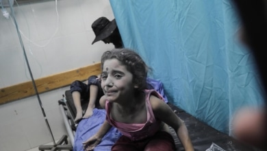 Al menos 500 muertos en el bombardeo de un hospital de Gaza que Israel no asume