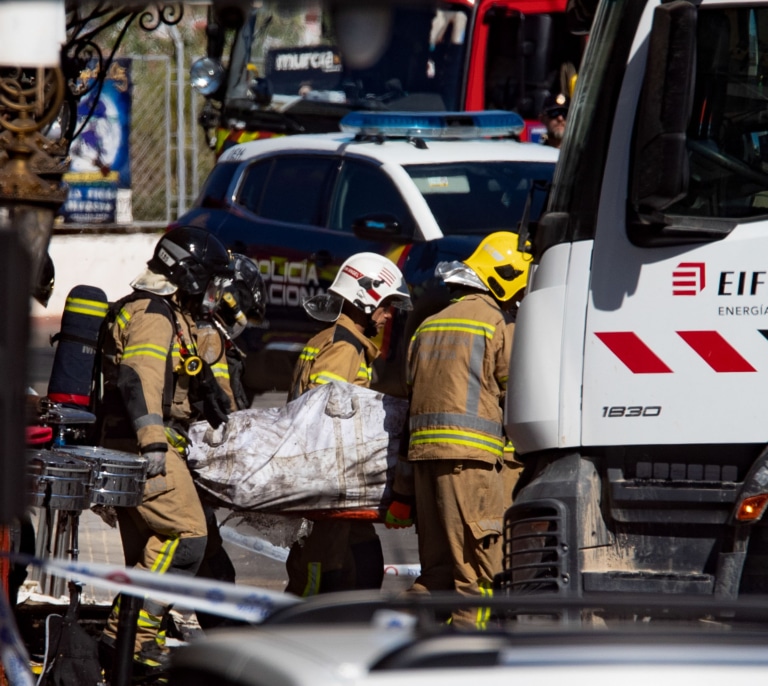 Localizan a los cinco desaparecidos del incendio de Murcia