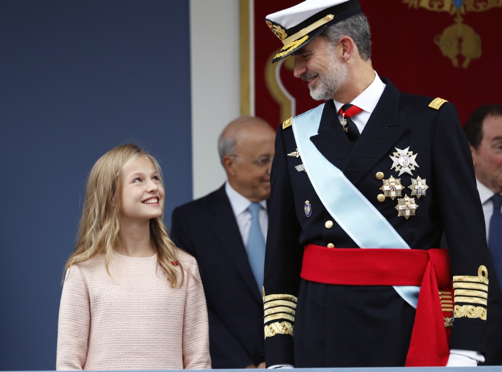 Una complicidad que hemos ido viendo año tras año también en el día de la Fiesta Nacional, como se aprecia en esta instantánea de 2019