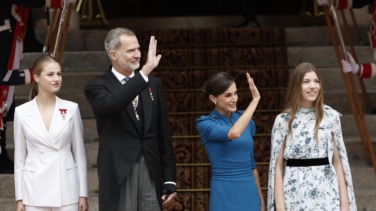 La princesa Leonor, radiante en su gran día con el traje de las "nuevas princesas"