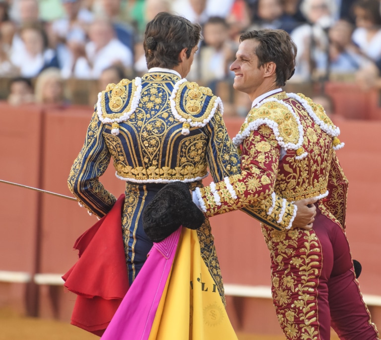 El Juli, a portagayola en su corrida de despedida de los ruedos