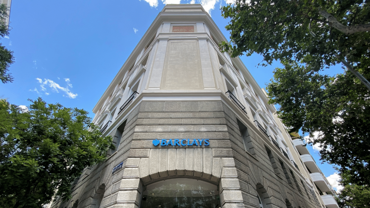 Oficina de Barclays en Madrid.