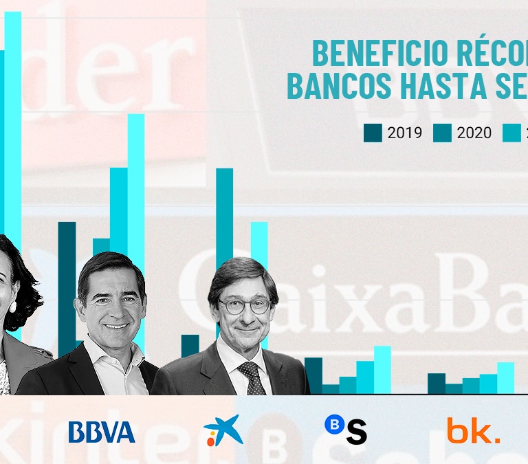 La gran banca registra un trimestre récord y aumenta su beneficio un 25% impulsado por la subida de tipos