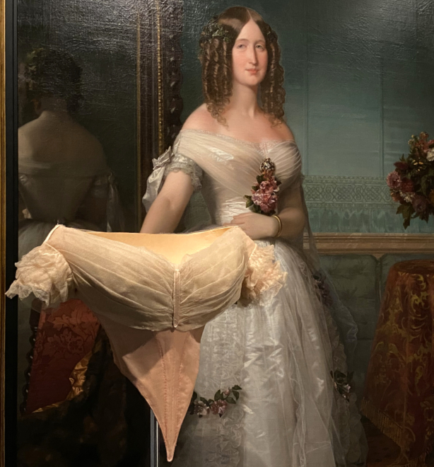 El corsé de Eugenia de Montijo que lució en su retrato de Madrazo