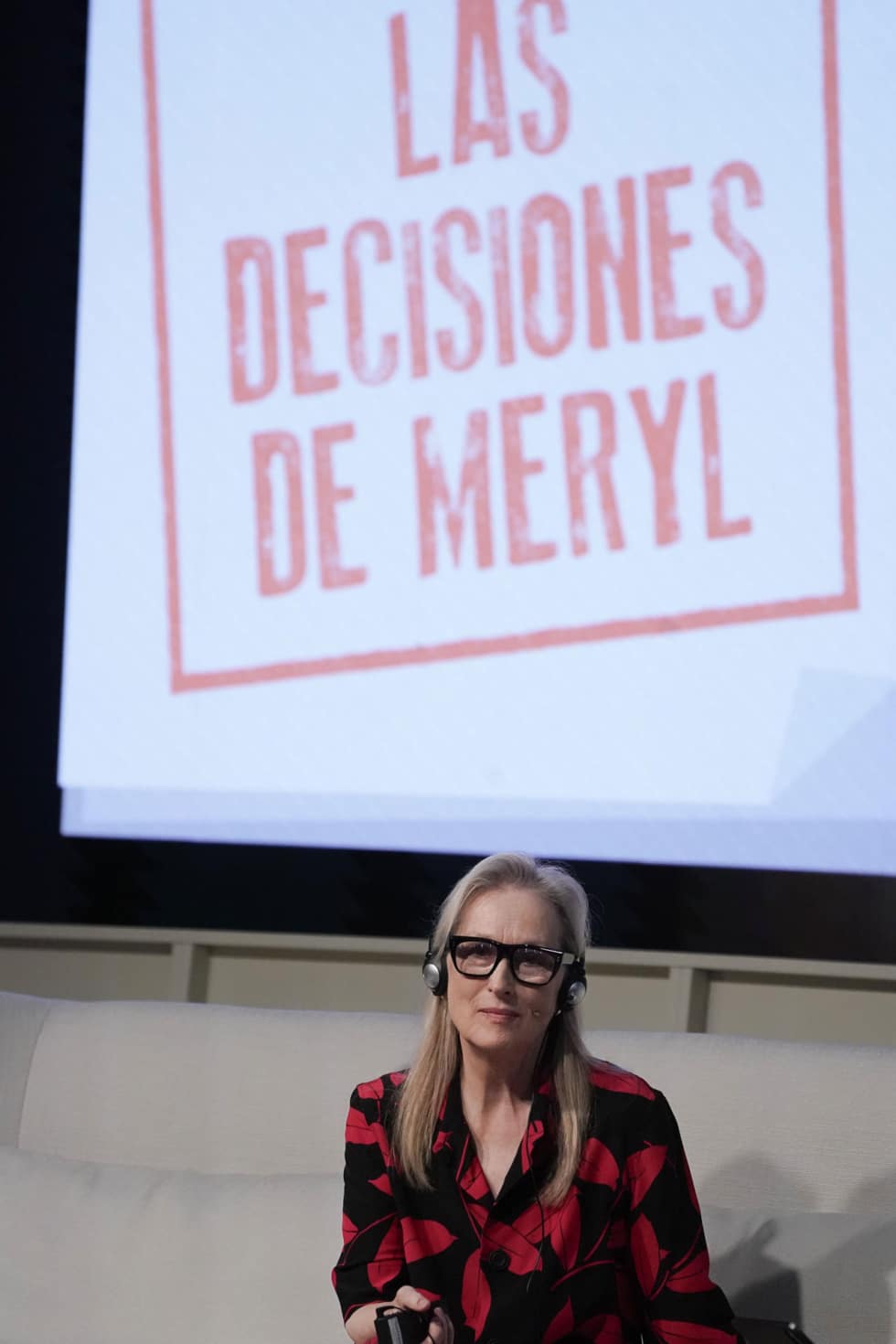 La actriz estadounidense Meryl Streep, Premio Princesa de Asturias de las Artes 2023, mantiene este miércoles en Oviedo varios encuentros con profesorado, alumnado y público para hablar de la interpretación y de su trayectoria profesional, a dos días de recoger el galardón