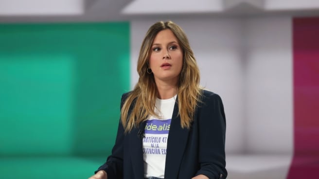 Alejandra Jacinto, ex candidata de Podemos a la Comunidad de Madrid, deja el partido y vuelve a la abogacía La candidata de Podemos a la Presidencia de la Comunidad de Madrid, Alejandra Jacinto, durante el debate electoral de los candidatos al Gobierno de la Comunidad de Madrid