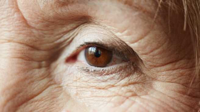 El ojo de una mujer madura. El ojo de una mujer madura.