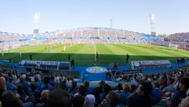 El Getafe retira el nombre de Alfonso Pérez del Coliseum