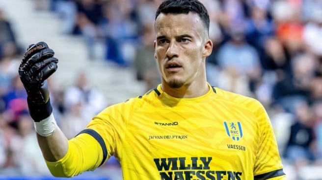Etienne Vaessen, portero del RKC Waalwijk Etienne Vaessen