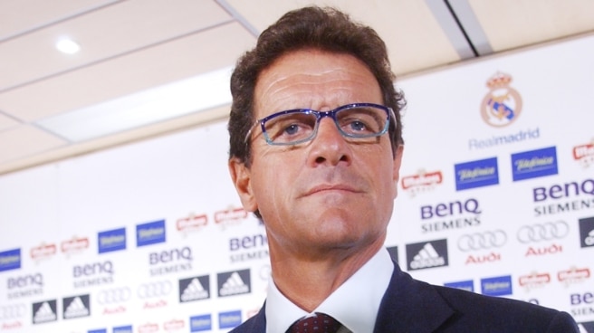 Fabio Capello durante su segunda etapa como entrenador del Real Madrid Fabio Capello