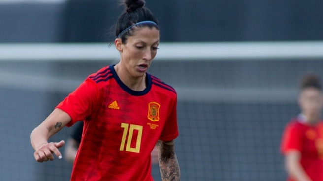 Jenni Hermoso con la Selección Jenni Hermoso