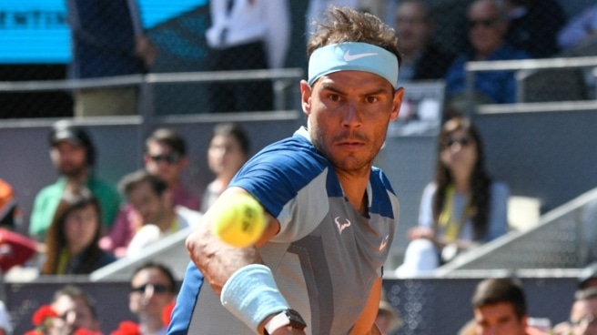Rafa Nadal durante un partido Rafa Nadal