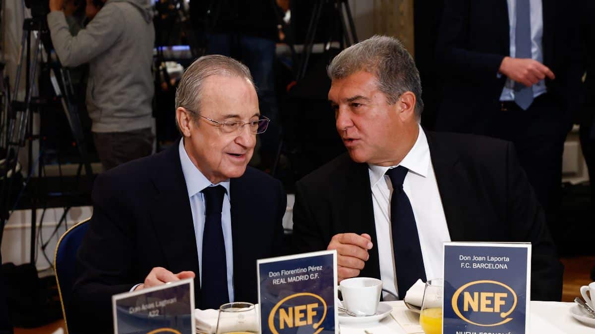 Florentino Pérez y Joan Laporta