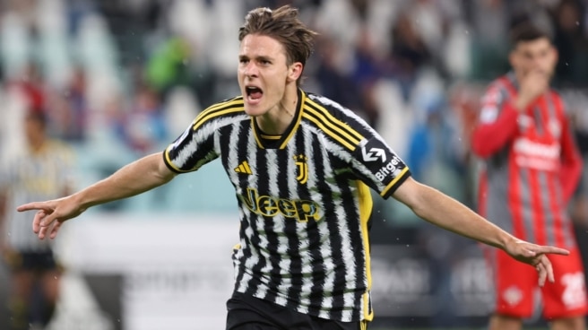 Nicoló Fagioli con la Juventus Nicoló Fagioli