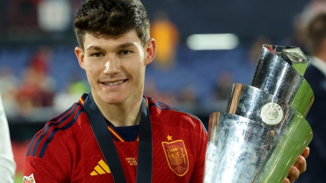 Fran García con España Fran García