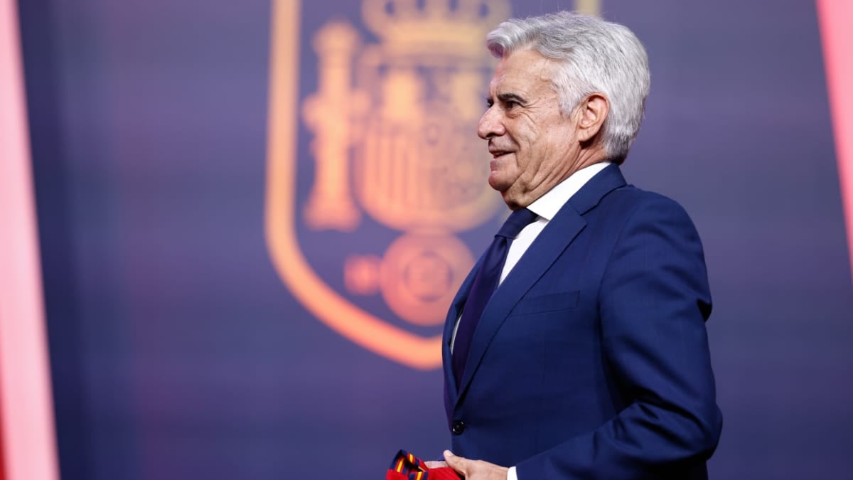 Pedro Rocha, presidente de la Real Federación Española de Fútbol